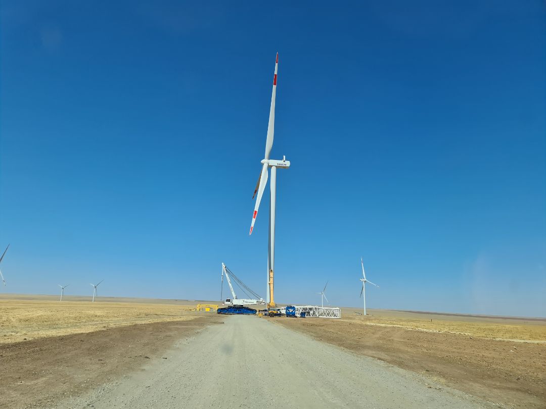 Поставка оборудования на новую ветряную электростанцию