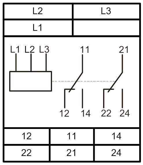 Схема подключения РКФ-М06-12