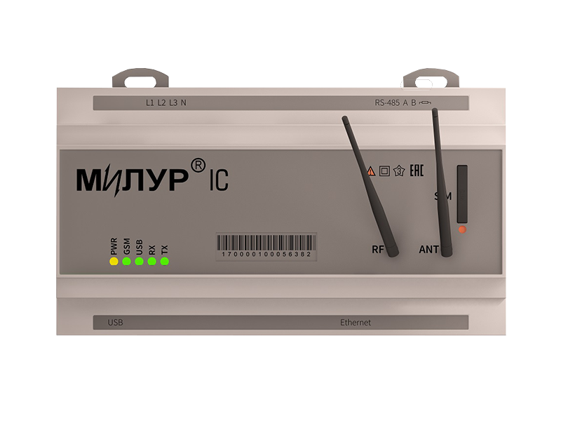 CW-433MHZ46B-SMA9 Антенна 433 MHz, коэффициент усиления 0.5 dBi, без кабеля Милур