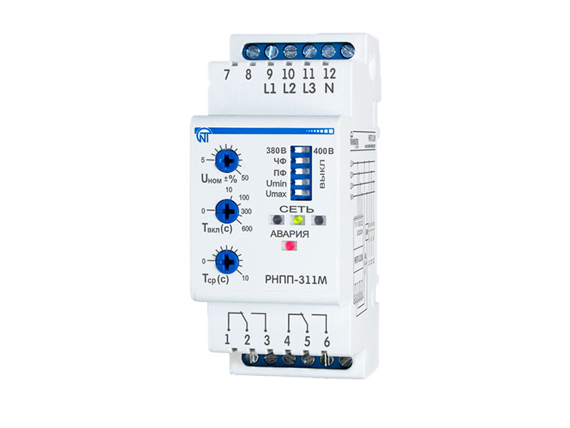 РНПП-311м трехфазное реле напряжения и контроля фаз. Реле контроля фаз РНПП-311м. Новатек-электро РНПП-311м. Реле контроля напряжения РНПП-311м.