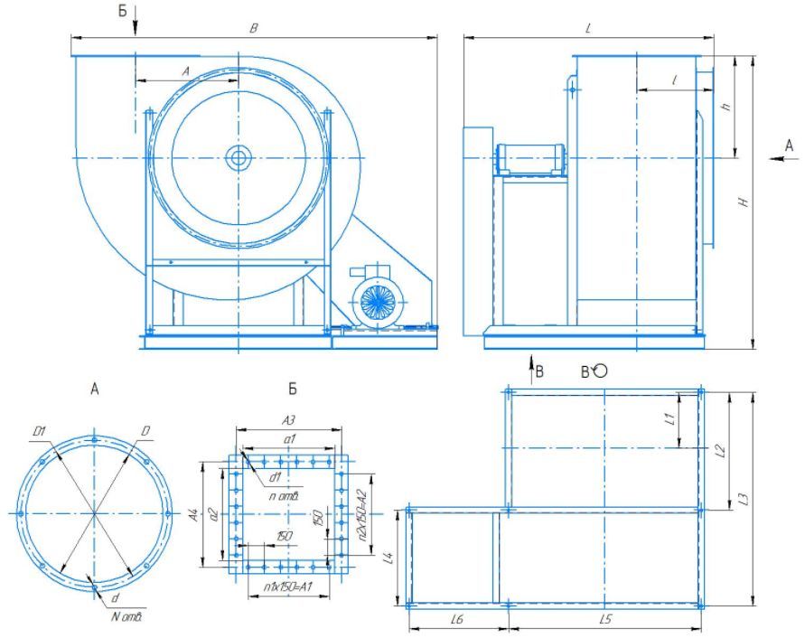 Вентилятор вр низкого давления. Вентилятор ВР 80-75 чертеж. Чертеж вентилятора ВЦ-4-75. Вентилятор радиальный ВР 80-75 чертеж с размерами. Вентилятор ВЦ 14-46 чертеж.
